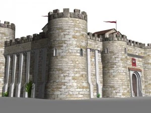 castle keep 3D Model