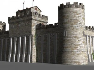 castle keep 3D Model