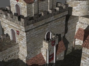castle keep 3D Model