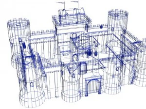 castle keep 3D Model