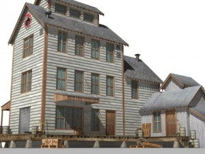 small factory 3Dモデル