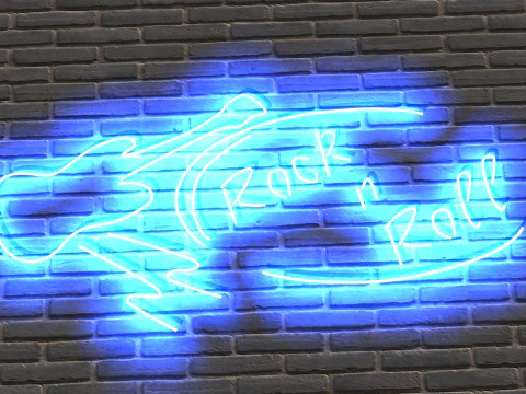 Neon lights for 3d printing 3D Print Model