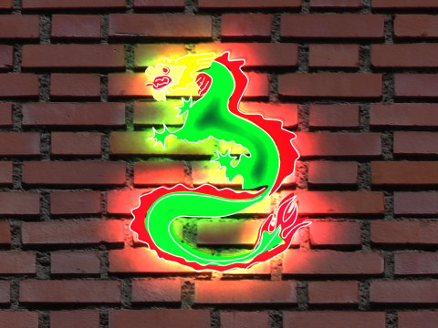 Neon lights for 3d printing 3D Принт Модель