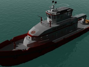 fireboat 3Dモデル