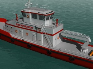 fireboat 3Dモデル