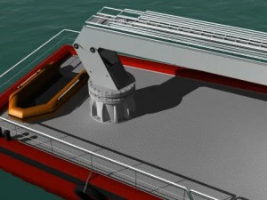 Fireboat 3D Model