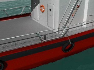 fireboat 3Dモデル