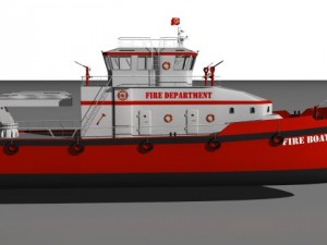 fireboat 3Dモデル