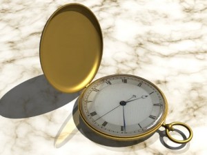 pocket watch 3D मॉडल