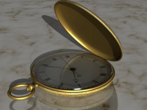 pocket watch 3D मॉडल