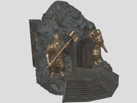 Dwarf entrance 3D Model