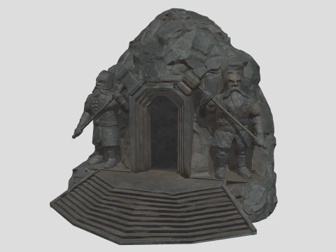 Dwarf entrance 3D Model