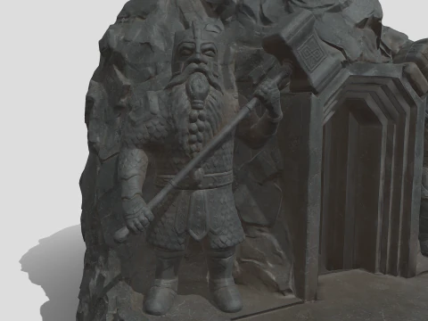 Dwarf entrance 3D Model