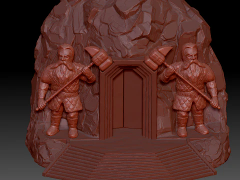 Dwarf entrance 3D Model
