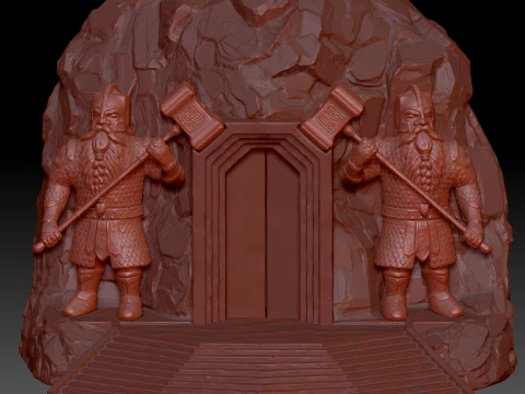 Dwarf entrance 3D Model