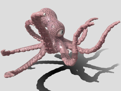 ऑक्टोधारक 3D मॉडल