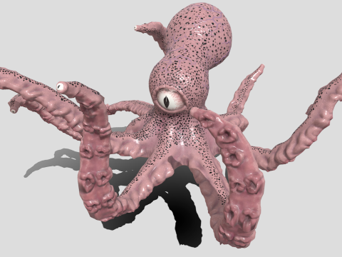 ऑक्टोधारक 3D मॉडल