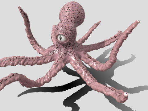 ऑक्टोधारक 3D मॉडल