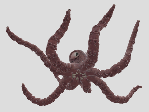 ऑक्टोधारक 3D मॉडल