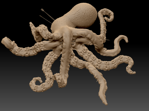 ऑक्टोधारक 3D मॉडल