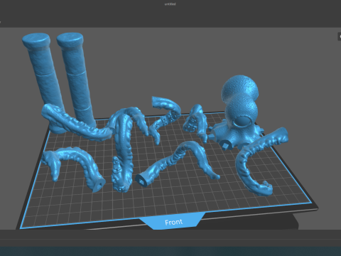ऑक्टोधारक 3D मॉडल