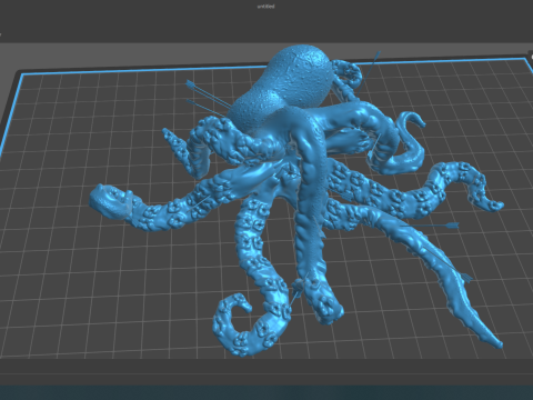 ऑक्टोधारक 3D मॉडल