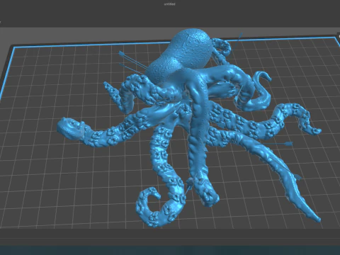 Октодержатель 3D Модель