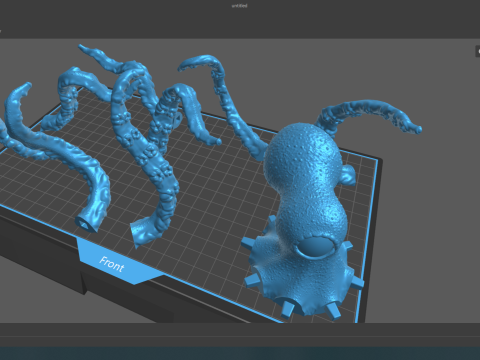 ऑक्टोधारक 3D मॉडल