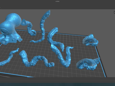 Октодержатель 3D Модель