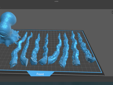 Октодержатель 3D Модель