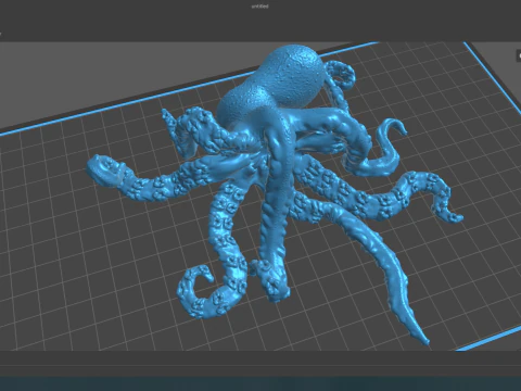 Октодержатель 3D Модель