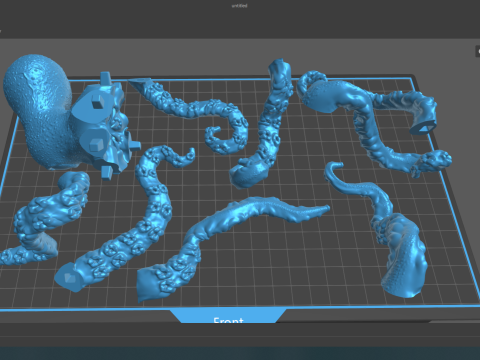 ऑक्टोधारक 3D मॉडल