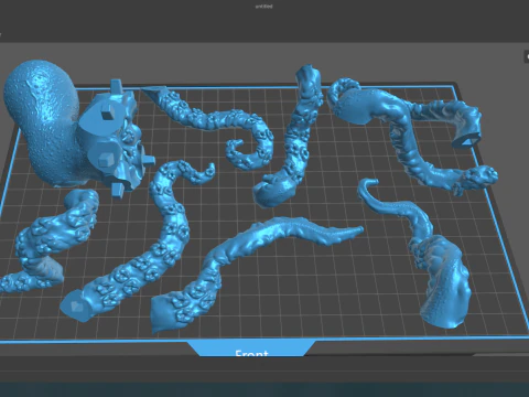 Октодержатель 3D Модель