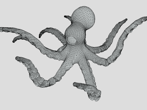 ऑक्टोधारक 3D मॉडल