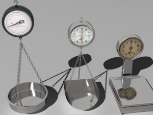 3 weight scales Modelo 3D