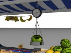 fruit stand 3D Model