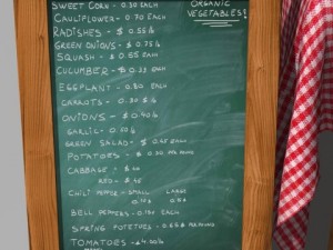 vegetable stand 3D Модель