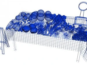 vegetable stand 3D Model