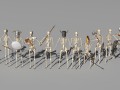 undead army Modelo 3D