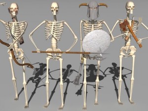 undead army 3D-Modell