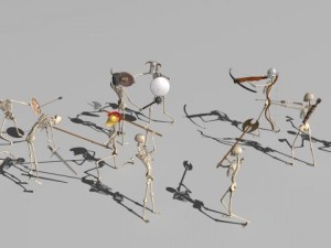 undead army 3D-Modell