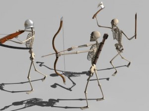 undead army 3D-Modell