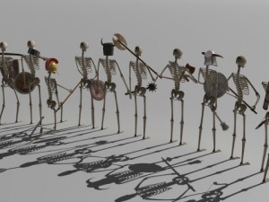 undead army 3D-Modell