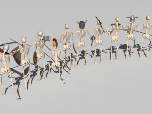 undead army 3D-Modell