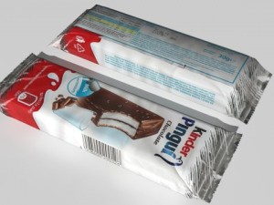 kinder milch schnitte and pingui chocolate Model 3D