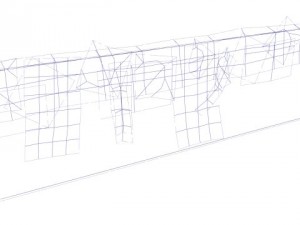 ivy wall Model 3D
