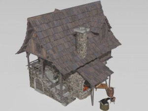 blacksmith shop Modelo 3D