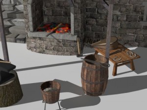 blacksmith shop Modelo 3D
