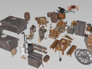 blacksmith shop Modelo 3D