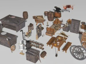 blacksmith shop 3D Model